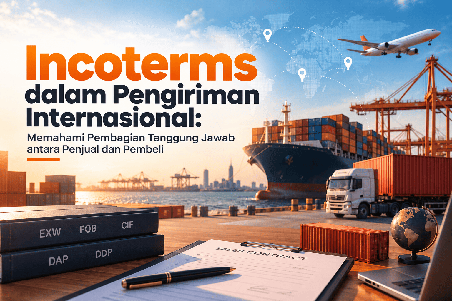 Incoterms dalam Pengiriman Internasional: Memahami Pembagian Tanggung Jawab antara Penjual dan Pembeli