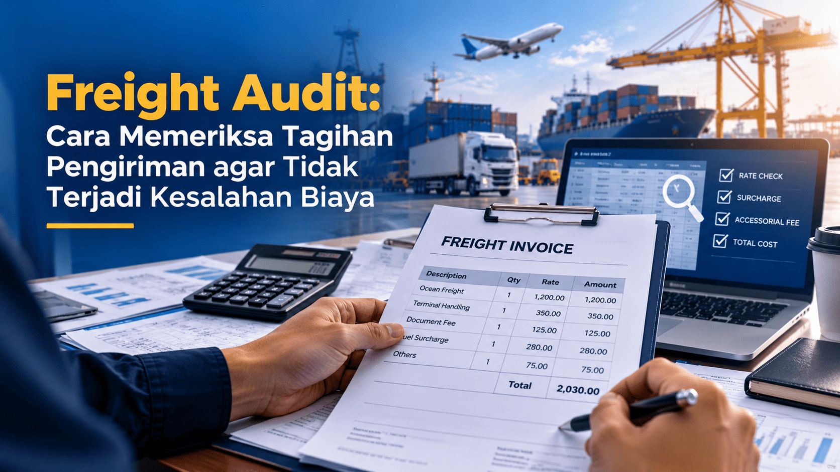 Freight Audit: Cara Memeriksa Tagihan Pengiriman agar Tidak Terjadi Kesalahan Biaya