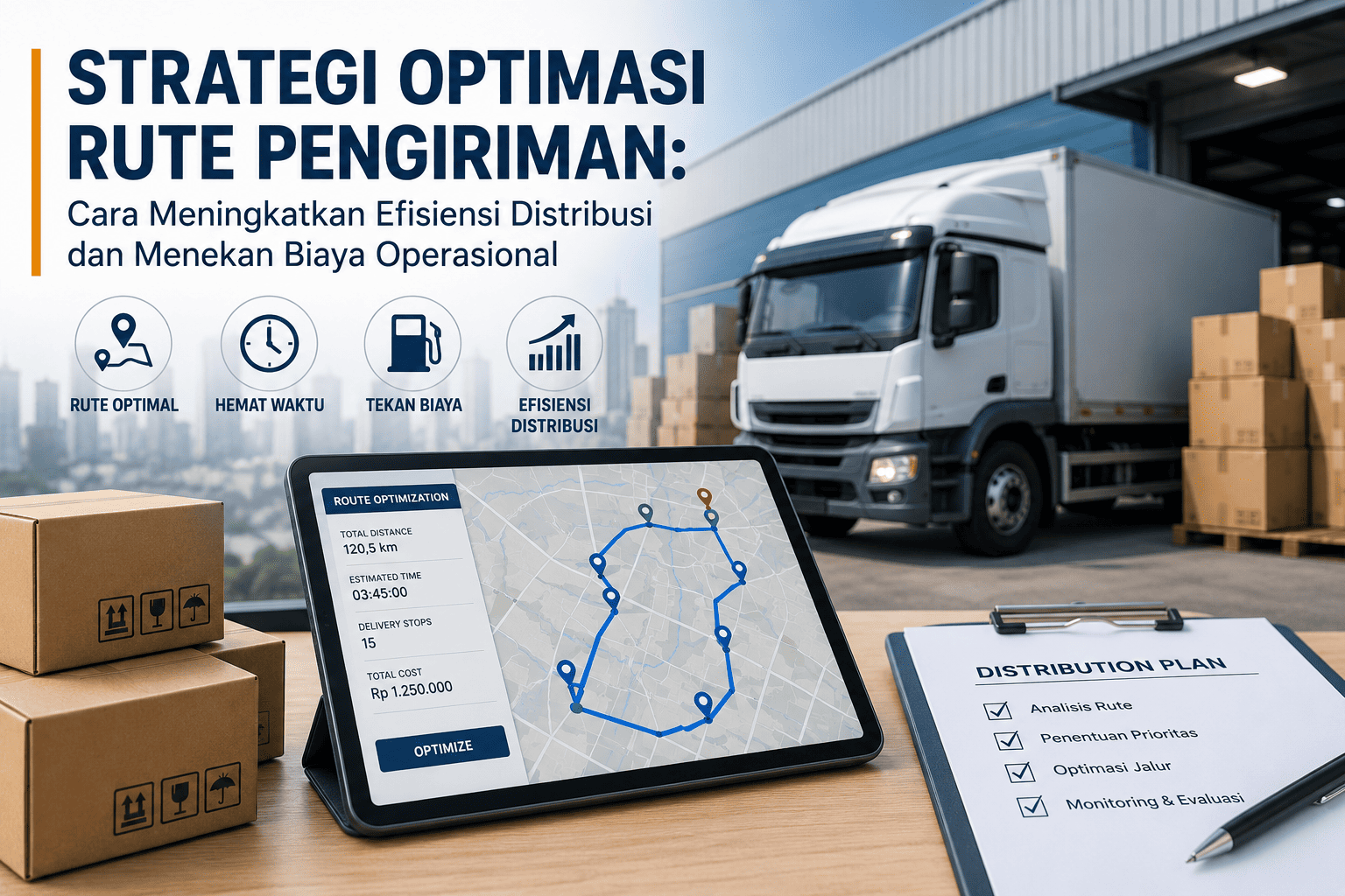 Strategi Optimasi Rute Pengiriman: Cara Meningkatkan Efisiensi Distribusi dan Menekan Biaya Operasional