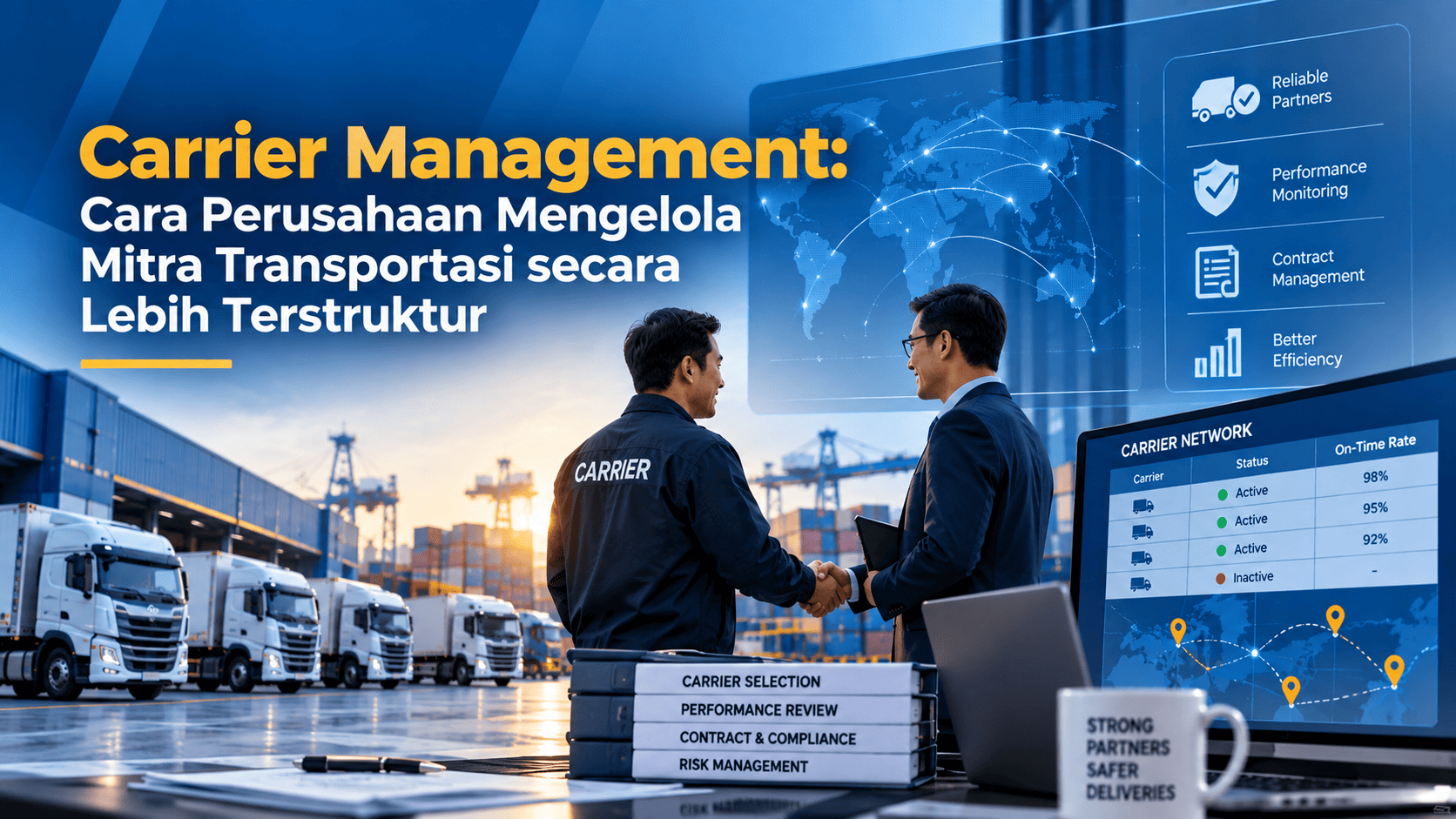 Carrier Management: Cara Perusahaan Mengelola Mitra Transportasi secara Lebih Terstruktur